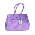 Large Jelly Firkin Bag — Purple