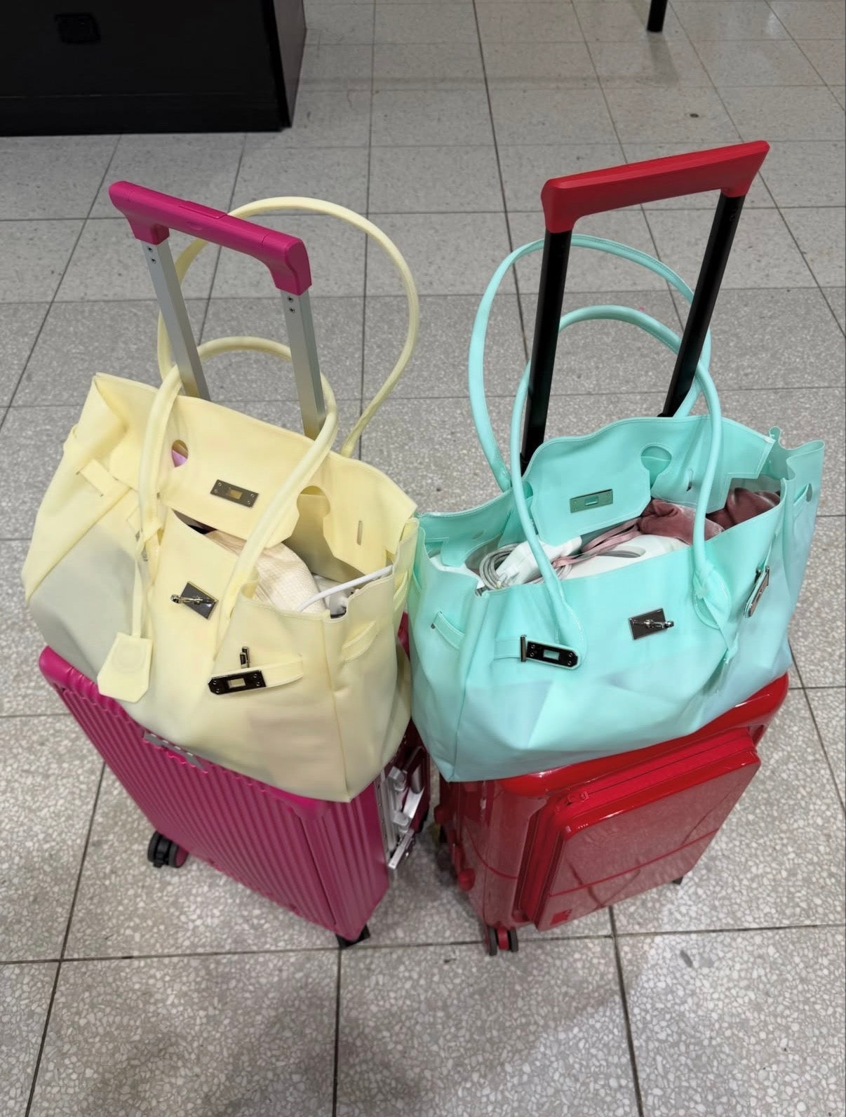 Large Jelly Firkin Bag — Yellow