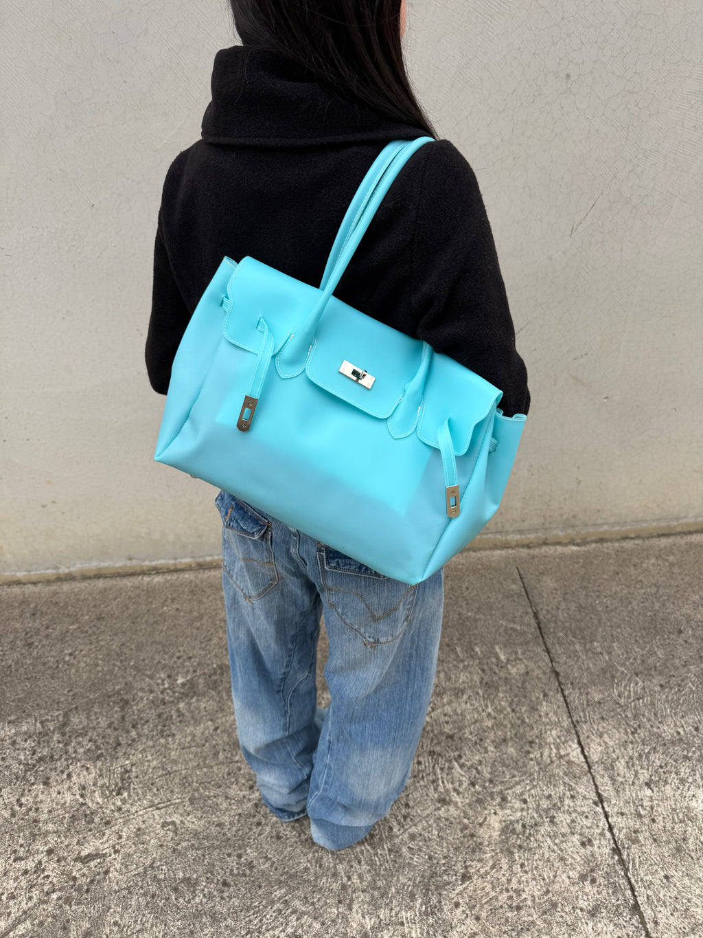 Jelly Firkin Bag — Blue