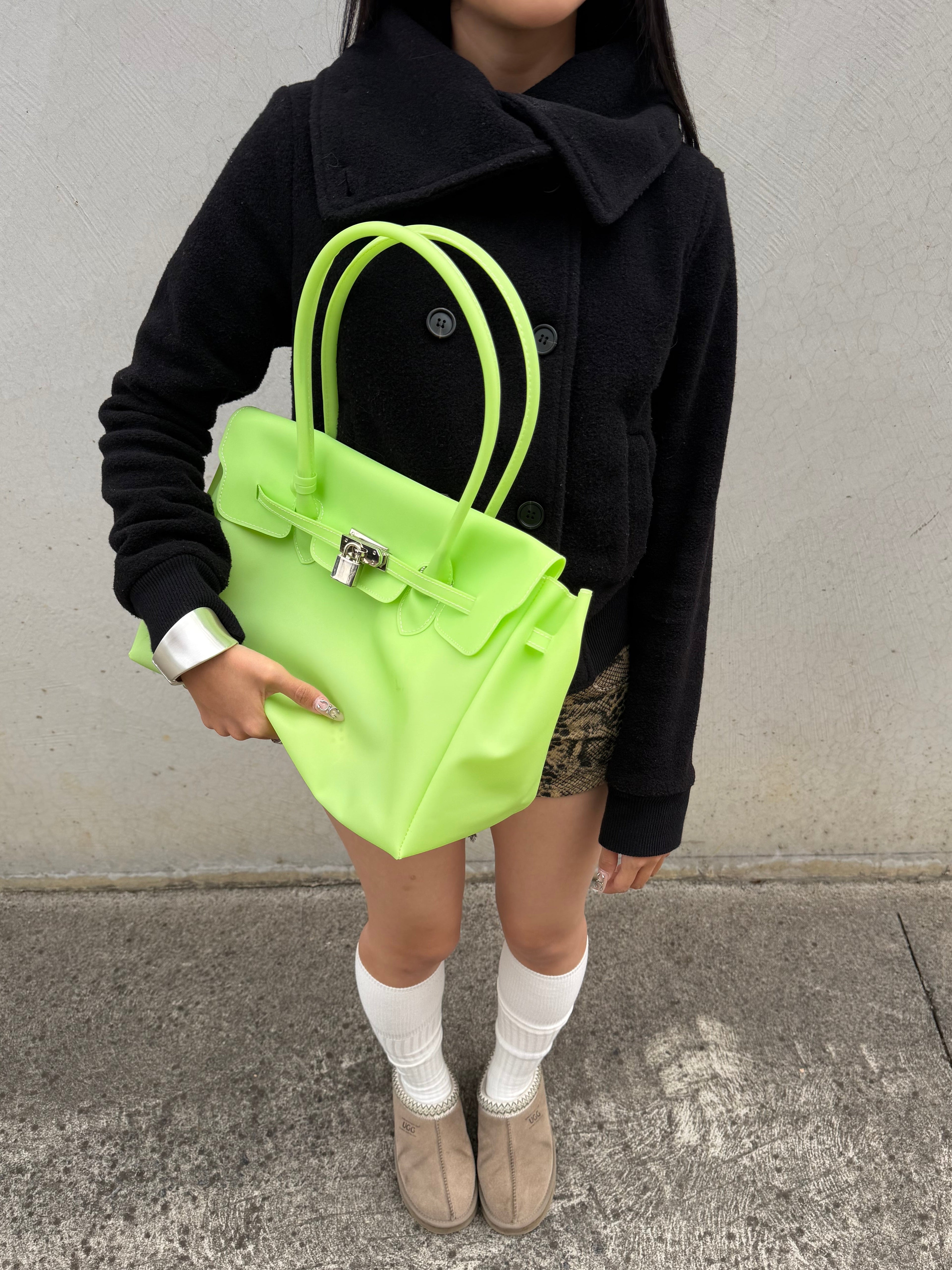 Jelly Firkin Bag — Green Apple