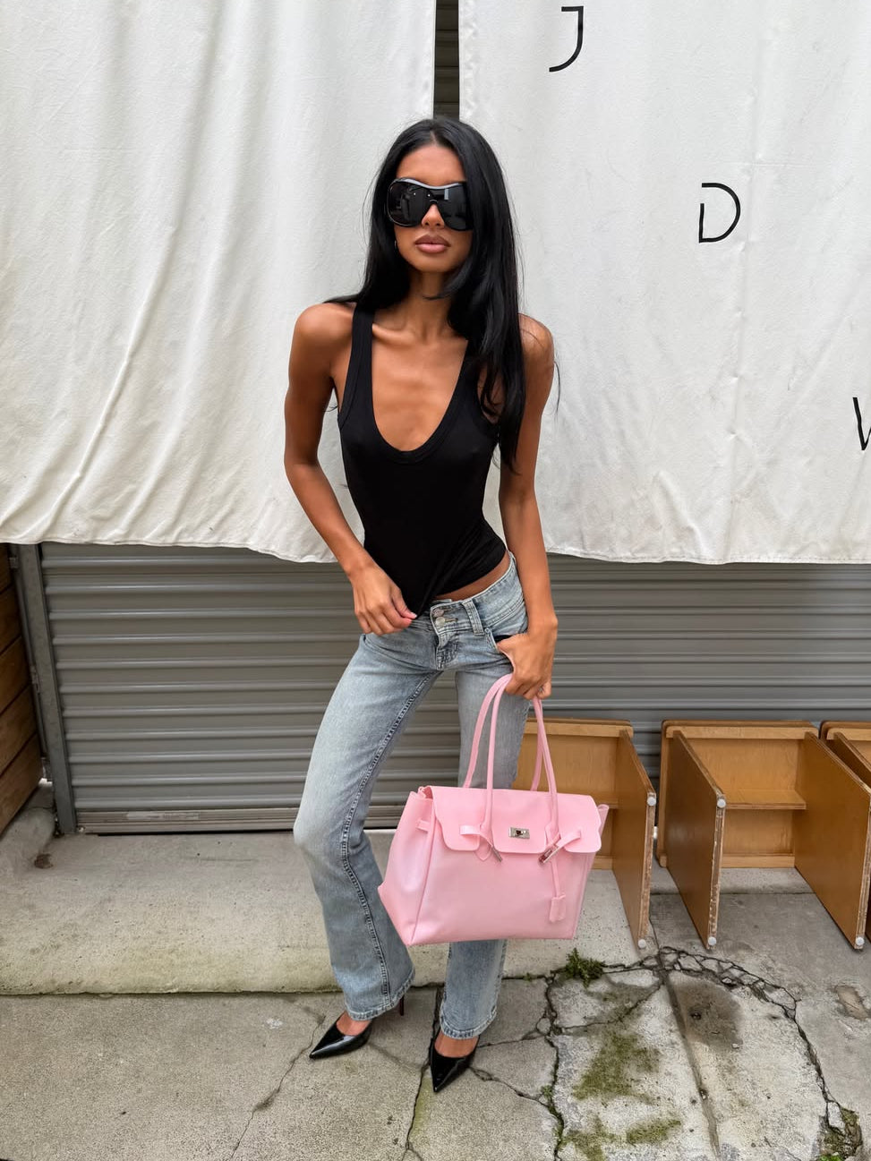 Medium Jelly Firkin Bag — Light Pink – azure archive