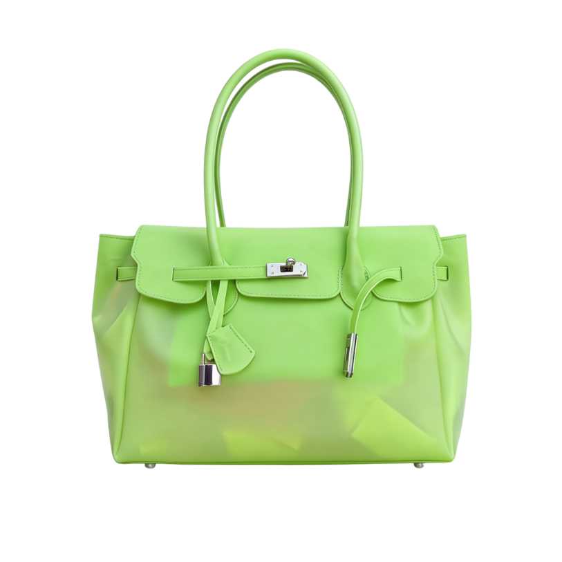 Medium Jelly Firkin Bag — Aqua – azure archive