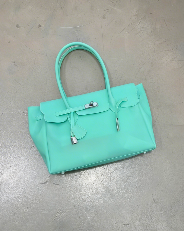 Jelly Firkin Bag — Aqua